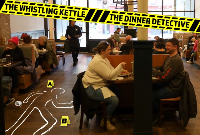 Want to help us solve a mystery? 🕵️ Join us on Saturday, November 2nd at our Schenectady location for an unforgettable night of mystery and mayhem at our Murder Mystery Dinner Show!

This interactive dinner isn’t just a show – it’s an experience where you become the detective! Each admission is good for one person and includes the full 3-hour long murder mystery experience, a 3-course fantastic dinner, an iced tea, waitstaff gratuity, and a Prize Package for the Top Detective!

Spots are limited, so get your tickets today using the link in our bio! 🕵️

#murdermysterydinner #murdermystery #murdermysterydinnershow #dinnershow #dinnerandashow #capitalregion #specialevent #dinnerdate #thingstodointhecapitalregion #detective #mystery #dinnerdetective #thewhistlingkettle #whistlingkettle #thedinnerdetective #familyfun #tagafriend #upstateny #schenectady #schenectadyny #jaystreetmarketplace #downtownschenectady