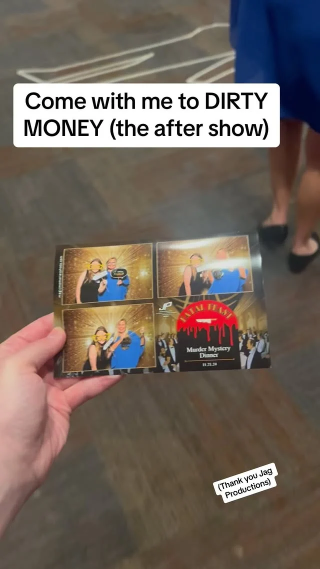 Come with me to DIRTY MONEY! (The after show edition) Thank you Jag Productions!
#dirtymoney #postshow #universityofsouthalabama #jagproductions #traveltheater #theaterlife #loveyourlife