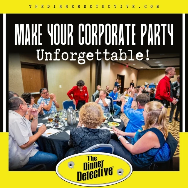 ✨ Looking to enhance your corporate holiday party? The Dinner Detective offers an unforgettable experience filled with mystery and fun! Treat your team to an immersive murder mystery dinner that fuses entertainment and engagement. Book your private event today! 

#DinnerDetective #MurderMysteryNight #MurderMystery #PrivateShows #GroupEvents #CorporateEvents #FamilyEvents #MysteryDinner #TeamBuilding #HolidayParty #Engagement #DinnerExperience #EventPlanning #CorporateFun #InteractiveExperience