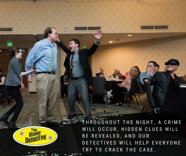 🕵️‍♂️ Step into the Mystery! 🎭🍽️
Looking for a unique night out? The Dinner Detective Arlington Heights brings comedy, suspense, and a delicious dinner—all wrapped in a thrilling TRUE CRIME mystery! 🔍✨

Just beware… YOU could be a SUSPECT before you know it! Can you catch the culprit before it’s too late? 👀🕶️

Perfect for date night, family fun, or group outings. Tickets are selling fast—book NOW!

#DinnerDetective #ComedyAndMystery #SolveTheCase #NightOut #truecrime #thingstodoinarlingtonheights #arlingtonheights