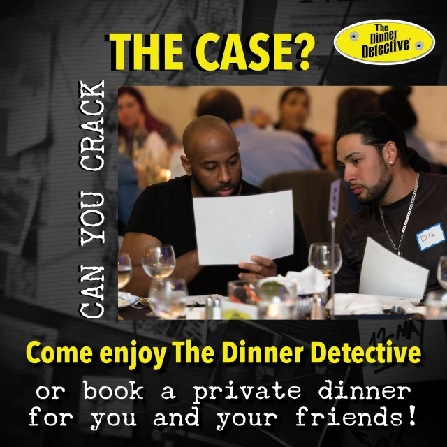 🕵️‍♀️ Your Next Company Event? SOLVED! 🍽️✨Ditch the ordinary and host a private show with The Dinner Detective Des Moines! 🎭🔍 Treat your team to a night of mystery, laughter, and a delicious plated dinner—all in one unforgettable experience.

Make your next company meeting one to remember... for all the right reasons! 🕶️ Don’t wait—book your PRIVATE event today and let the sleuthing BEGIN!

#DinnerDetective #PrivateEvent #MysteryAndFun #truecrime #privateparties #TeamBuildingDoneRight #companyevents #teambuilding #thingstodoindesmoines #desmoines