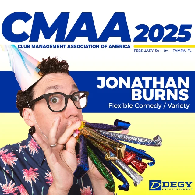 We are excited to see new and familiar faces at CMAA 2025 in Tampa! 

If you are in attendance, be sure to stop by the Degy booth (Space 1103 in the exhibit hall) to see Sophie (sophielow_ ) to book your favorite club programming from interactive events to variety performers! 

Hear about our Silent Disco Preferred Vendor Program and plan your year of events with one simple stop!