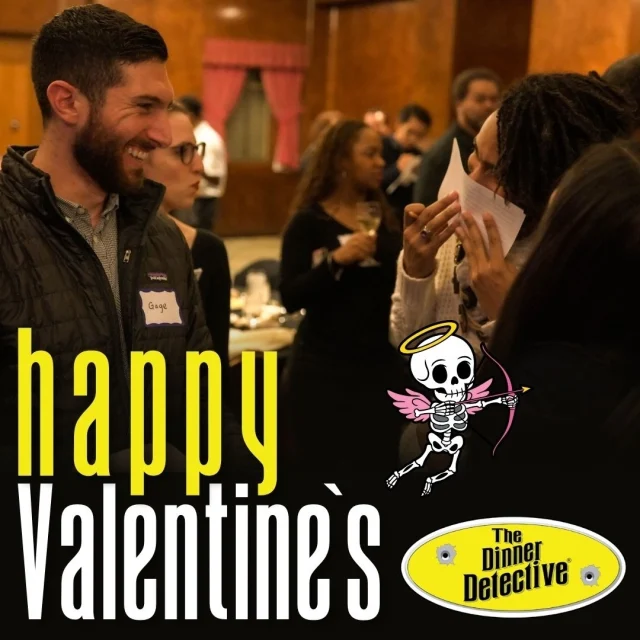 💖 Celebrate love with a twist this Valentine's Day! Surprise your special someone with an interactive murder mystery dinner that promises laughter and intrigue. Create unforgettable memories while enjoying a fabulous meal together. Don't miss out—book your tickets for a night of romance and mystery! 

#DinnerDetective #ValentinesDay #LoveAndMystery #DateNight #MurderMysteryNight