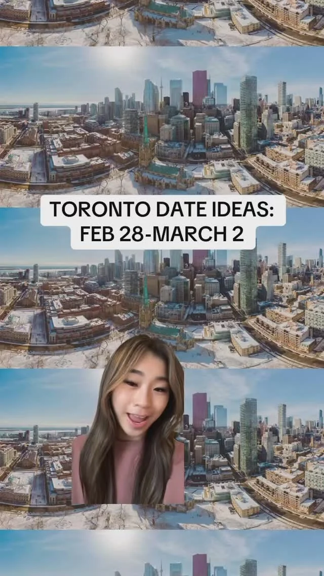 Hey Toronto! We’re heading into the first weekend of March which means we’re one step closer to spring. Here are some date ideas for this weekend 🌱

-

#datenight #dateideas #datenightideas #datenite #datenightcanada #thingstodo #datenightyyz #torontodateideas #weekenddateideas