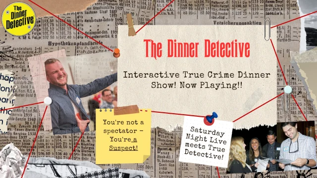 A room full of suspects. A crime without a clear motive. You’re here for dinner… but will you make it to dessert? 👀🍽️

At The Dinner Detective, YOU are part of the action! Keep your friends close, but your enemies closer—you never know who might be hiding a deadly secret. 💀

Think you have what it takes to solve the case? Prove it! 🕵️‍♂️
📍 Hyatt Regency Green Bay
📅 March 15th, 6pm

🔗 Grab your tickets now before they disappear! ➡️ https://www.thedinnerdetective.com/green-bay/murder-mystery-tickets-showtimes/

 #WhoDunIt #DinnerDetective #SolveTheCrime