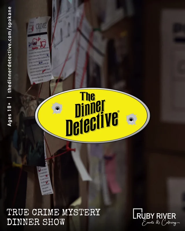 Step into a night of mystery, intrigue, and delicious dining at The Dinner Detective! 🔎🍽️ Solve a thrilling true crime case while enjoying a multi-course meal—but beware, the culprit could be sitting right next to you! Do you have what it takes to crack the case? Secure your tickets now before they disappear!